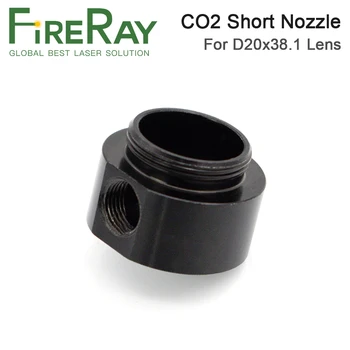 Fireray luftdyse til Dia.20 FL38.1mm Fokus Linse Co2 Kort Dyse med Passende for Laser Hovedet på CO2-Laser Cutting Machine