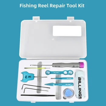 Fiskehjul Matertial Reparation Kits Combo Vedligeholdelse Af Værktøjer Spool Demontering Enhed Fiskeri Hjul Afmontering Kit Baitcasting