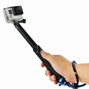 For 36 tommer Gopro Tilbehør Selfie Pinde Selv Håndholdte Pole Monopod Stick til GoPro Hero 7 6 5 4 3+ SJCAM SJ6 SJ7 SJ8