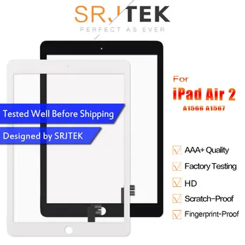For iPad Air 2 Touch Screen A1566 Digitzer A1567 Skærm Til iPad 6 Air2 Touch Screen Sensor Glas Panel Erstatning For iPad6