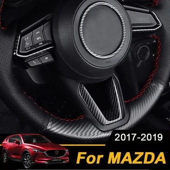 For Mazda 2 3 6 Demio CX3 CX-3 CX-5 CX5 CX7 CX9 Axela ATENZA 2017 2018 2019 Rattet Trim Cirkel Pailletter Cover Sticker