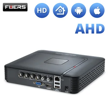 FUERS 4 Kanal AHD DVR Overvågning Sikkerhed CCTV DVR Optageren 4CH 4,0 M AHD TVI CVI CVBS IP-5in1 Hybrid DVR Til Analog IP-AHD
