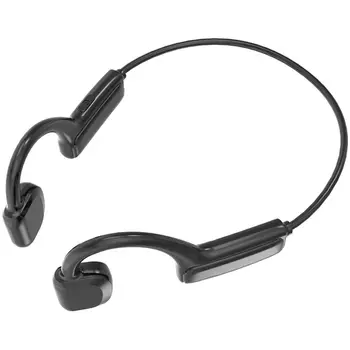 G1 Sandt Bone Conduction Øretelefon Vandtæt Trådløs Bluetooth-Hovedtelefon med Mikrofon, Sports-Ikke-i-Ear Headset