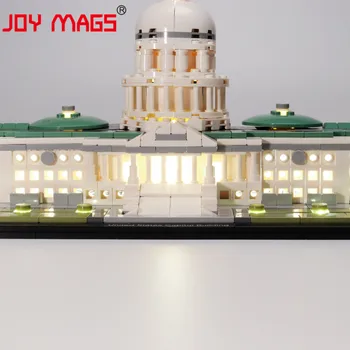 GLÆDE MAGS Kun Led Lys Kit Til 21030 Arkitektur United States Capitol , (IKKE Omfatter Model)