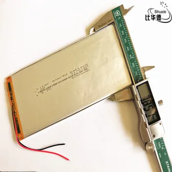 Gratis forsendelse 3,7 V lithium-polymer-6000mah universal batteri tablet PC 3.1*76*180