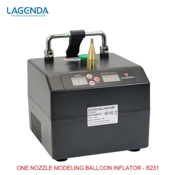 Gratis forsendelse B231 Professionel Lagenda Vride Modellering Ballon Pumpe med Batteri Digital Tid Electirc Ballon Pumpe