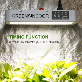 Greensindoor Led vækst Lys 3500K 3000W Fulde Spektrum Phyto Lampe Med Timer Phytolamp For Planter Sollys Led Vokse Telt Kasse Værelse