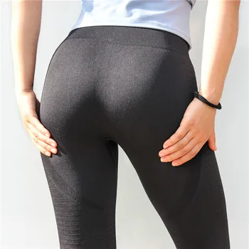 GUTASHYE Kvinder Energi Problemfri Mave Kontrol Yoga Pants Super Elastisk Fitness Tights Høj Talje Sport Leggings Kører Yoga Bukser
