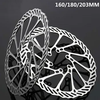 Hot MTB Cykel skivebremse Cykel bremseskive 6-Bolt 160mm Cykel Bremse Rotoren med 6 Skruer Jævn strøm graduering
