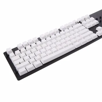 Hvid 87Key Tastatur Keycap Universal PBT-Tasterne Sæt Tomme Ingen Udskriftsjob DIY For Cherry MX Skifte Tastatur Tasten Caps