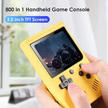 Håndholdte Spil 800 I 1 Retro Video Game Console Bærbare Lomme spillekonsol Mini Håndholdt Afspiller til Børn Afspiller Gave