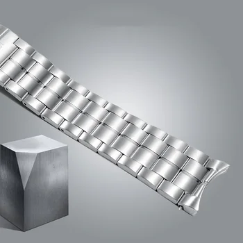 Høj kvalitet Rustfrit stål watchband18 22mm kvindelige og mandlige armbånd Udskiftning metal rem til T086 se tilbehør