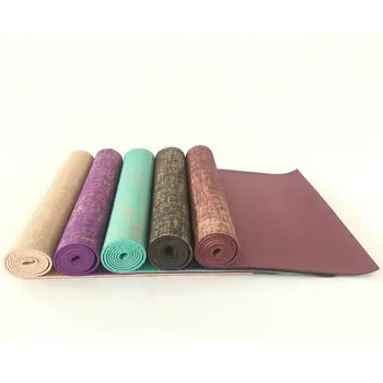 Hør yoga mat PVC lange tykke skridsikre miljøbeskyttelse motion fitness gennemgang PVC yogamåtte har 5colors