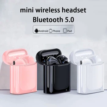 I7s mini TWS Trådløse Bluetooth Øresnegl 5.0 Øretelefoner sport Earbuds Headset Med Mic For Xiaomi Telefon Samsung, Huawei iphone