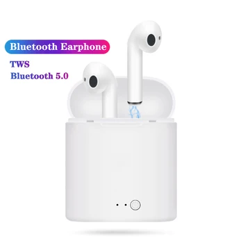 I7s TWS Bluetooth-Hovedtelefoner Trådløse Hovedtelefoner Sport Earbuds i9s i12 tws Headset i7 Til iPhone Xiaomi Samsung, Huawei LG