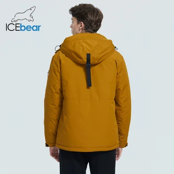 ICEbear 2020 efteråret og vinteren ny mænds hooded coat varm mænds bomuld jakke mode mænds tøj MWD20853D