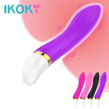 IKOKY 12 Frekvens Klitoris Stimulator Sex Legetøj For kvindens G-Spot Vibrator Wand Voksen Produkter Kvindelige Masturbator