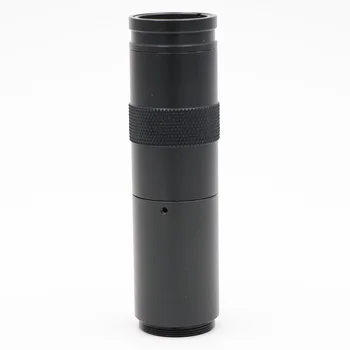 Industrien mikroskop-kamera, C - mount-linse glas 180X Kamera Forstørrelse Forstørrelse Justerbar Zoom Okular Forstørrelse