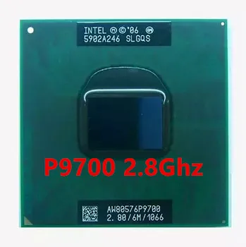 Intel Bærbar cpu P9700 CPU Core 2 Duo Mobile CPU P9700 Dual Core 2,8 GHz 6M 1066MHz Socket pm45