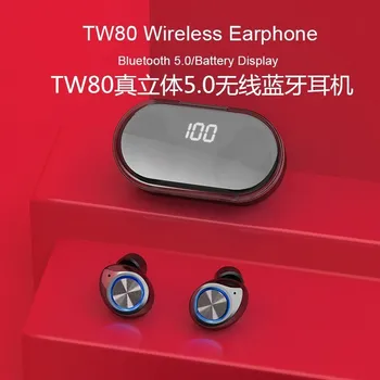 IWALK TWS Bluetooth-5.0 Øretelefon HIFI-Lyd med Trådløse 350 MAh Opladning Sagen LED Display IPX5 Vandtætte Øretelefoner