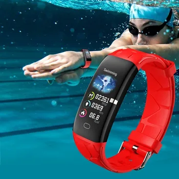 Jelly Kam Sport Smart Ur Kvinder Mænd FitnessTracker Smartwatch til Android, IOS pulsmåler Elektronik Smartband