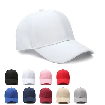 JINFAPAUL Hat voksen høj kvalitet solid farve toppede cap udendørs sport åndbar mode voksen unisex cap udendørs solcreme