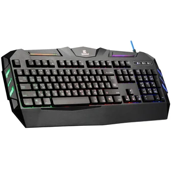 Kabelbaseret tastatur DEFENDER Varulv GK120 DL RUC, gaming, RGB-baggrundsbelysning, 19 Anti-Ghost
