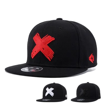 Kagenmo Fashon Foråret Unisex Fladskærms Randen Baseball Cap Tynd Bomuld Sommeren Snapback Gorras Graffiti Casquette Hat