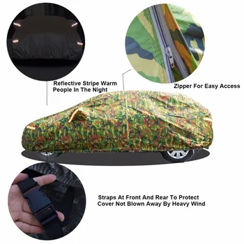 Kayme vandtæt camouflage bil dækker udendørs solen beskyttelse cover til AUDI a4 b6 b7 b8 a3 a6 c5 c6 q5 q7
