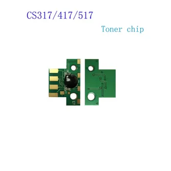 Kompatibel toner chip for Lexmark CS317 CS317dn CS417 CS417dn CS517 CS517de CX317 CX317dn CX417 CX417de CX517 CX517de toner chip