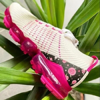 Kvinder Sneakers Forår, Sommer Udendørs Sport Sko, Multicolor Fritid Komfortable Snøre Plus Size Casual Sko Mujer Zapatillas