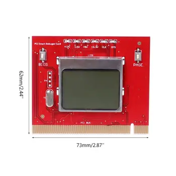 LCD-PCI-PC høj kvalitet Computer Analyzer Tester Diagnostiske Kort