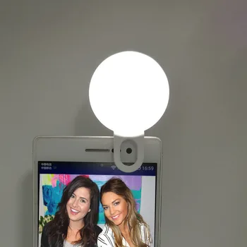 LED Bærbare Genopladelige Makeup-Lampens Lys Selfie-Ring Mini-Video-Foto-Studie Fotografering Led Skønhed Koldt, Varmt Lys