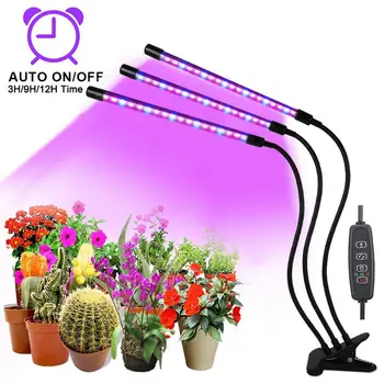 LED-Grow Light USB-Phyto Lampe Fulde Spektrum Fitolampy Med Kontrol For Planter Frøplanter Blomst Indendørs Fitolamp Vokse Telt Box