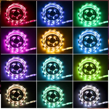 LED Strip RGB Led Lys Bånd SMD 5050 2835 DC12V Vandtætte LED-Lys 5/10/15m diode Bånd Fleksibel med fjernbetjening