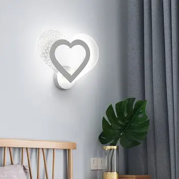 LED væglampe, soveværelse lys og nordisk væglamper dæmpbar sengelampe nordiske design-led-væg Lys til hjemmet stue dekoration