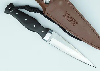LEMIFSHE Fixed blade knife 440C stål ebony håndtere udendørs jagt overlevelse lomme køkken værktøj camping EDC værktøj