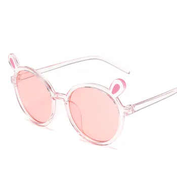 LEONLION Dejlige Børn Solbriller Rundt Børn Solbriller Klassiske Brand Designer Briller Pink Goggle Nuancer Til Dreng Pige