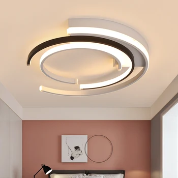 LICAN Moderne LED-loftsbelysning Stue, Soveværelse lustre de plafond moderne armatur plafonnier Hvid Sort LED Loft Lampe