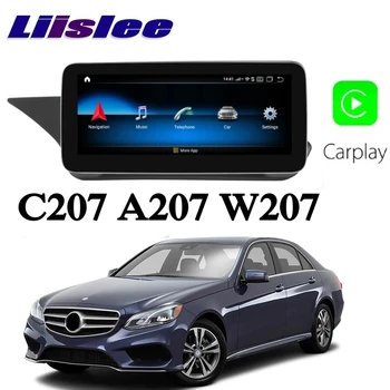 Liislee Car Multimedia Afspiller NAVI CarPlay Til Mercedes Benz MB E-Klasse Coupe C207 A207 2009~2017 Bil Radio GPS-Navigation
