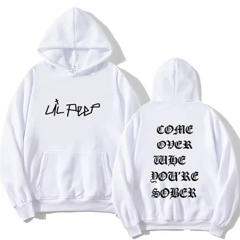 Lil Peep Komme Over, Når Du er Ædru Tour Koncert Vtg Genoptryk Cool Hættetrøjer Mænd Hip hop Streetwear Fleece Trøje