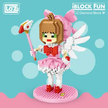 LOZ Diamant Blokke Magiske Pige Søde Kawaii Japansk Anime Figurer Samling Model Pige Legetøj til Børn Tegnefilm Gaver 9795