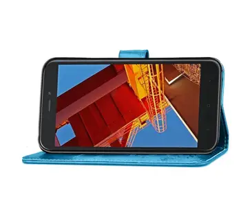 Luksus-Prægede 3D Blomst Tilfældet for Asus Zenfone Live ZB501KL A007 AOO7 PU Læder Tegnebog Flip Phone Case Taske Fuld TPU Cover