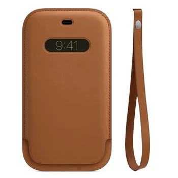 Læder Sleeve Magnetiske Sikker Mobiltelefon Etui til iPhone 12 Pro Max Mini Tilfælde Tegnebog Kort Lomme Indehaveren Luksus Tilfælde Taske Beskyttelse