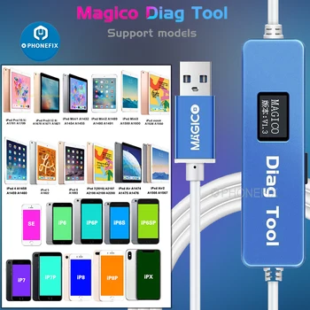 Magico Diag DFU Indtaste Lilla Skærm til iPhone SEX og iPad Udskifte harddisken Chip Pak WiFi Data Uden NAND Fjernelse