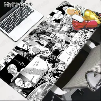 Maiya Cool Nye Animationsfilm En Punch Mand Gummi Mus Holdbar Desktop Musemåtte Gratis Fragt Stor Musemåtte Tastaturer Mat