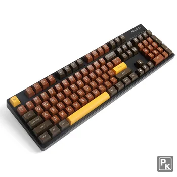 MAXKEY SA Højde ABS 134 Keycap Chokolade To Farve sprøjtestøbning For Mekanisk Gaming Tastatur