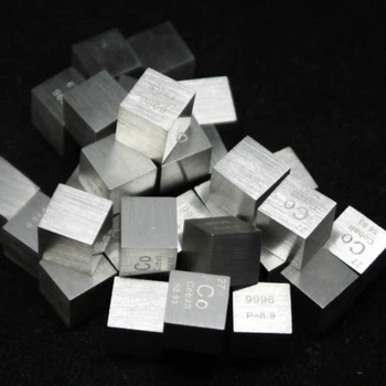 Metal Kobolt Periodiske Fænotype Cube 99.96% Ren Co 10mm