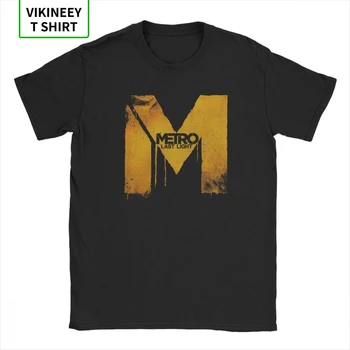 Metro T-Shirts LL Logo anden Mosebog Gas Mask Giftige Spil Mænd T-Shirt Sjove Bomuld kortærmet Tee Shirt med O Hals Grafisk Toppe