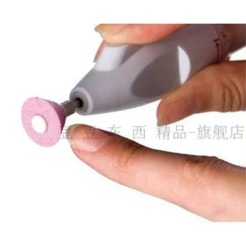 Mini Electric Nail Art Tips Værktøjer Søm Manicure Pleje Negl Maskine Med 5 Præcision Udformet Søm Hovedet Gratis Fragt